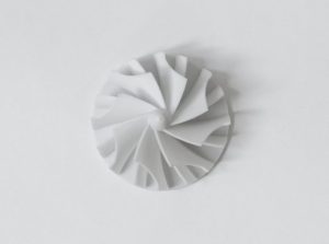 A 3D Print in Matte Grey of an FDM part.